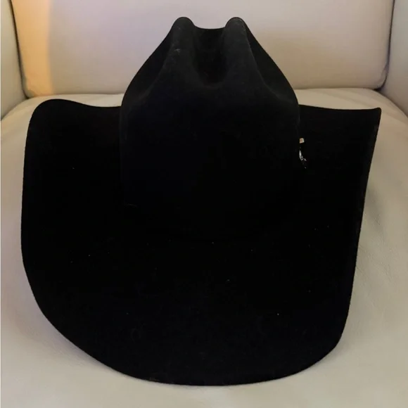 Justin Boots black Cowboy Hat - Picture 1 of 3